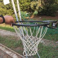 Canestro basket super rinforzato con retina profes