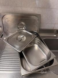 Contenitori acciaio gastronorm acciaio