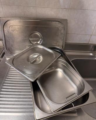 Contenitori acciaio gastronorm acciaio