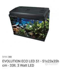 Acquario 33 lt completo di accessori