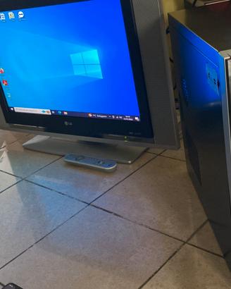 Postazione informatica completa PC fisso + monitor