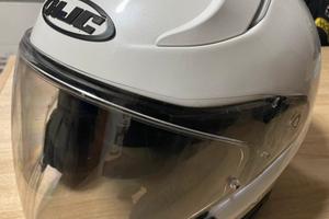 Casco da moto Jet HJC RPHA 31 di colore bianco