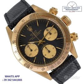 ROLEX Cosmograph 6265 Daytona black dial gold 18KT