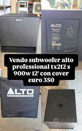 Subwoofer Alto professional tx212 s 