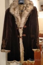 Giacca sartoriale velluto marrone opossum america