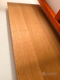 Mensola in rovere massello