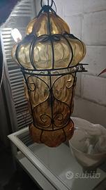 lampadario in vetro di murano 