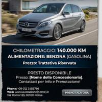 Mercedes classe B 140mila km benzina euro 5