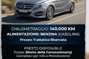 Mercedes classe B 140mila km benzina euro 5