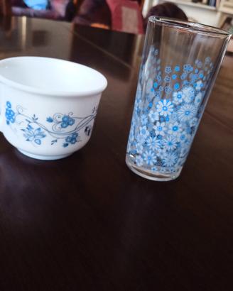 Set tazza e bicchiere Nutella anni 80