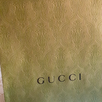 Scatola e busta Gucci originale