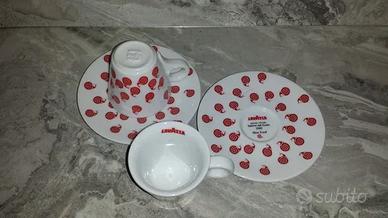 2 tazzine lavazza con piattini Salone del Gusto 20