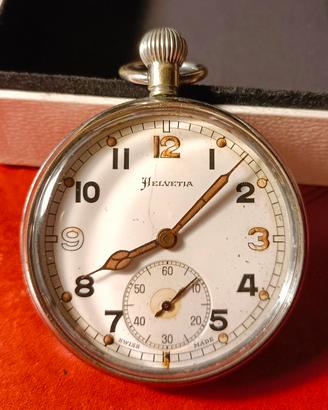 Orologio da Tasca Helvetia Militare anni 40/45