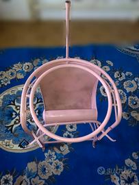 Porta catino vintage in ferro battuto