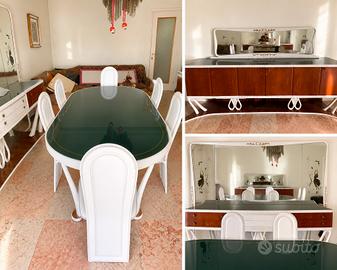 Sala da pranzo stile Vittorio Dassi anni 50