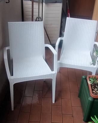 Coppia sedie da giardino