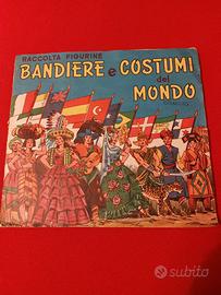 Album figurine Bandiere e Costumi del mondo 