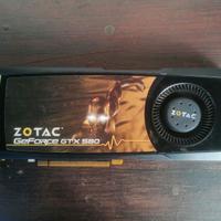Scheda video ZOTAC NVIDIA GEFORCE GTX 580 3GB