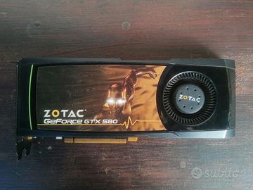 Scheda video ZOTAC NVIDIA GEFORCE GTX 580 3GB