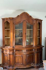 Credenza / Vetrina in legno massello stile classic