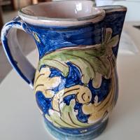 Brocca ceramica Caltagirone G. Alparone anno 1941