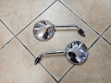 Specchietti cromati Yamaha Honda Suzuki Kawasaki