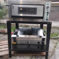 Forno pizza e friggitrice