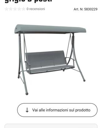 Dondolo 3P giardino 
