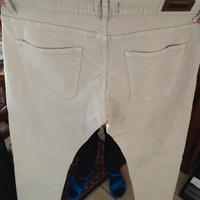 pantaloni uomo panna chiaro