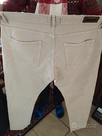 pantaloni uomo panna chiaro