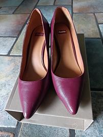 Décolleté Bata bordeaux 