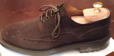 Derby Green George scamosciate testa di moro tg 43