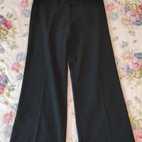 Pantaloni neri con la riga Sisley taglia S