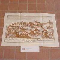 Veduta san marino - stampa su tela