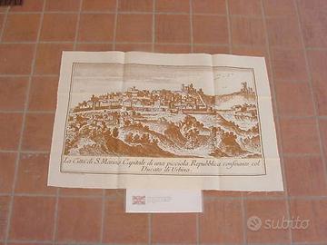 Veduta san marino - stampa su tela