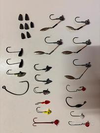 Lotto testine piombate / jig heads