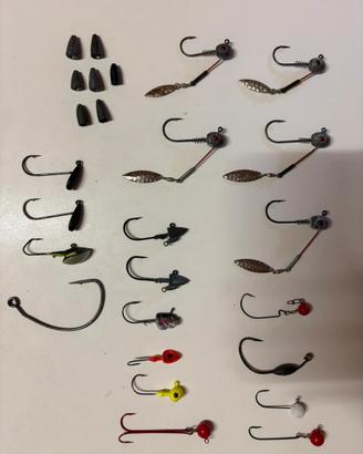 Lotto testine piombate / jig heads