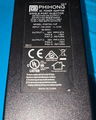 Alimentatori PoE Injectors