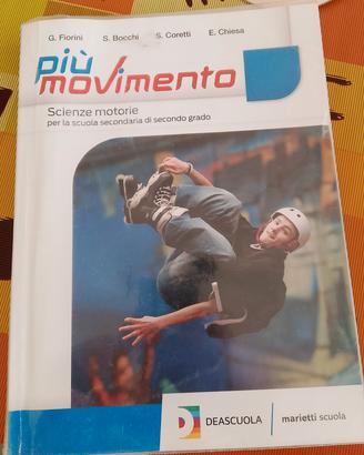 libri più movimento scienze motorie 