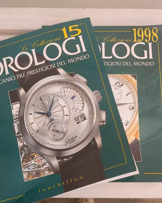 due copie vintage rivista OROLOGI 