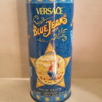 Scatola di latta vintage Versace Blue Jeans