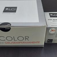 Lampada per unghie e kit cartine alluminio. NUOVO