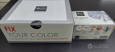 Lampada per unghie e kit cartine alluminio. NUOVO