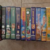 Cassetine Disney e vari cartoni animati