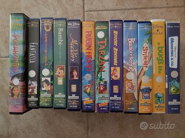 Cassetine Disney e vari cartoni animati