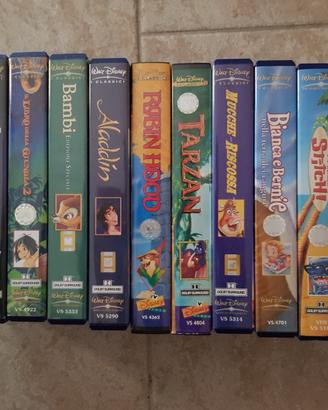 Cassetine Disney e vari cartoni animati