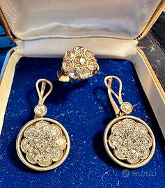 parure orecchini e anello antichi NON oro
