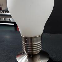 Lampada da tavolo design a forma di lampadina bian