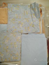 Set lenzuola per lettino