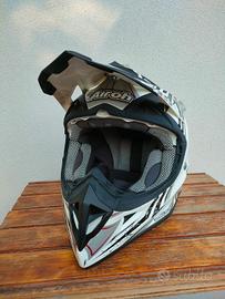 Casco cross enduro Airoh Aviator Revenge White S 